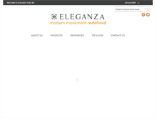 Tablet Screenshot of eleganzatiles.com